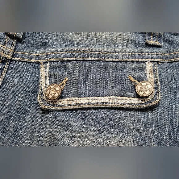 ❤️ ROSA & ROSE MINI SKIRT  LIGHT BLUE SIZE: M - Picture 9 of 12